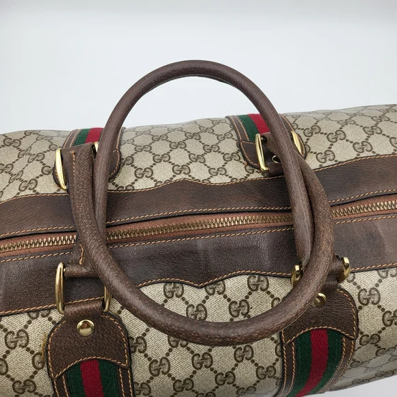 Gucci Sherry Line Boston 50 Travel Bag Weekender..Authentic.. - Picture 14 of 16